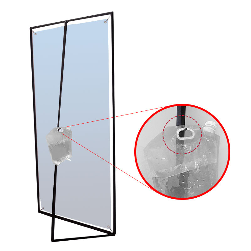 Triangle-shaped Banner Stand